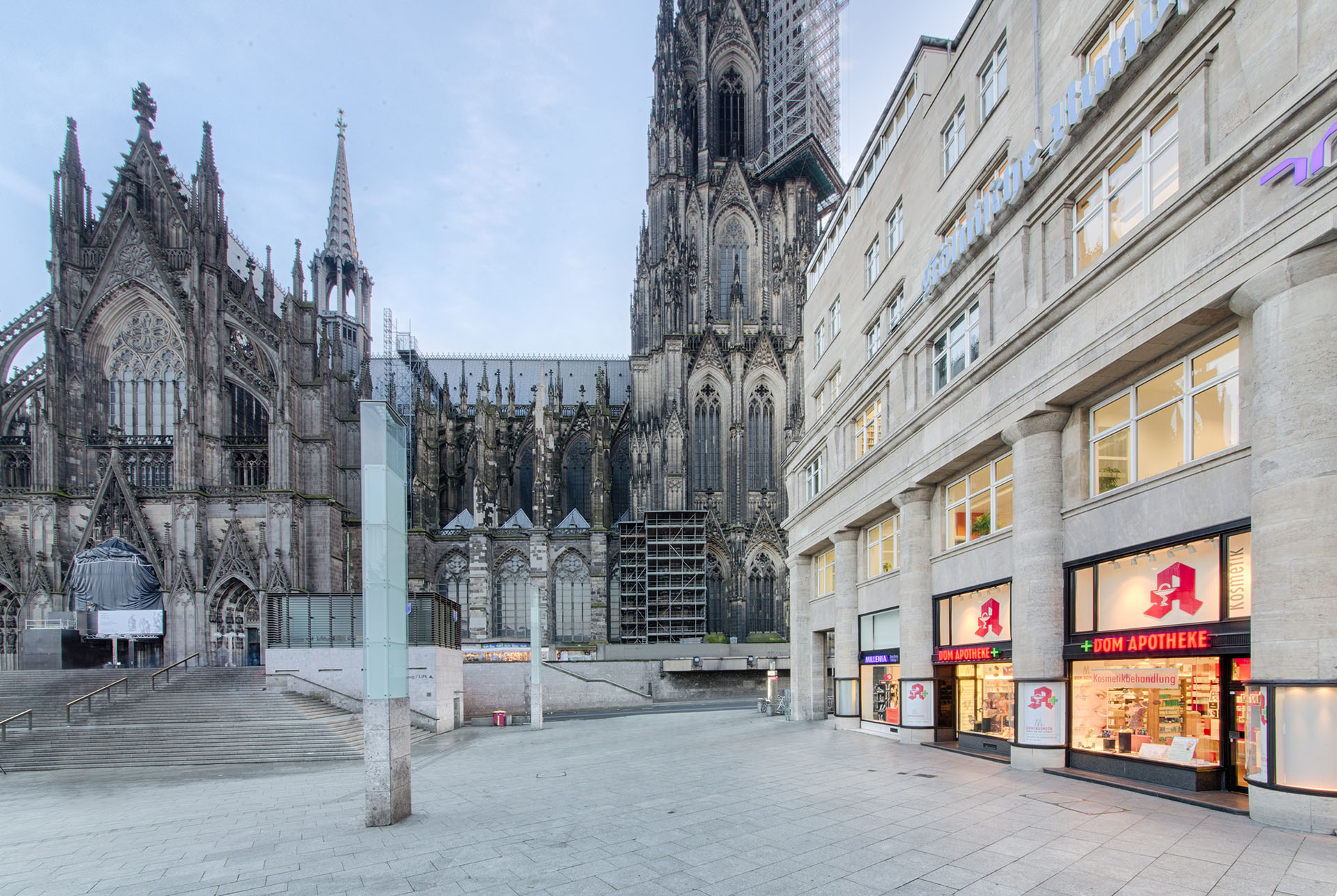 Gleich neben dem Kölner Dom
